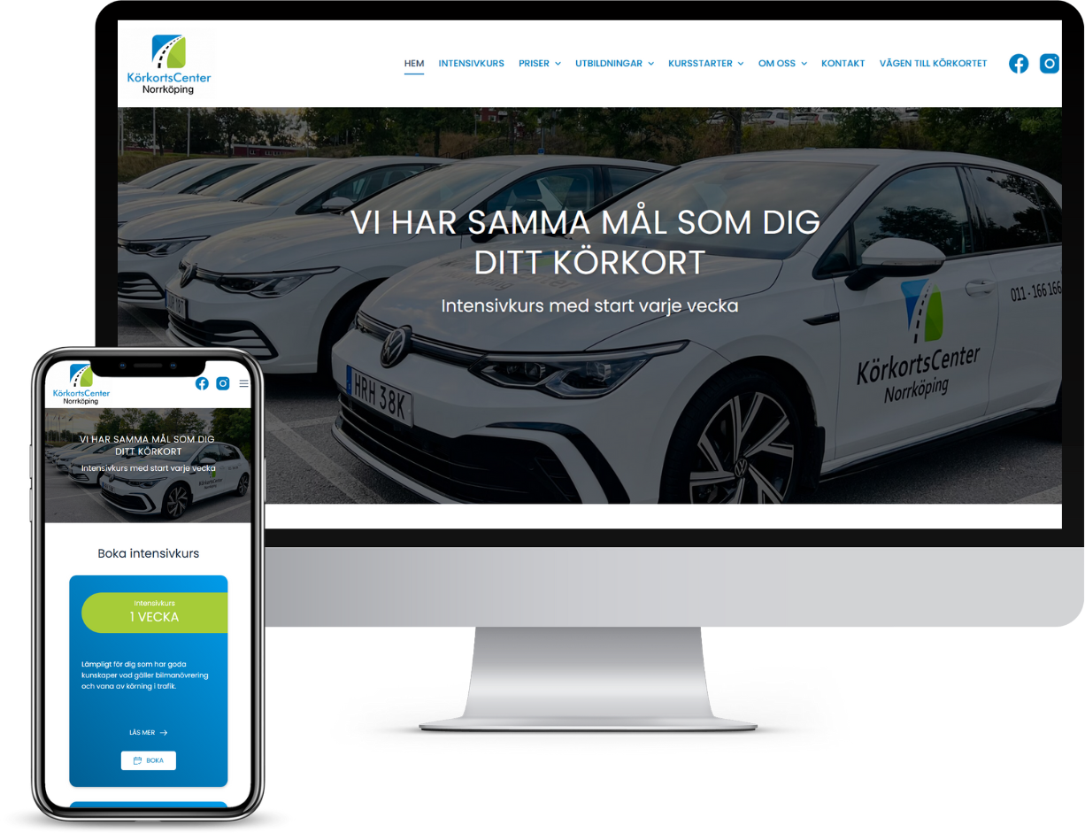 Referens på hemsidan för Körkortscenter Norrköping